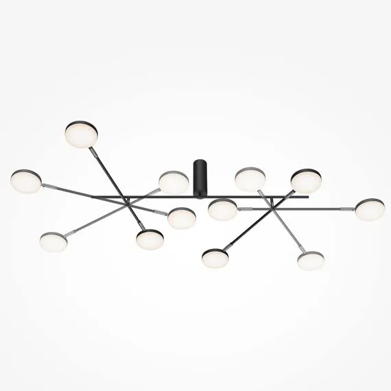 Maytoni Decorative MOD070CL-L30B3K Люстра потолочная светодиодная Fad, изображение 3