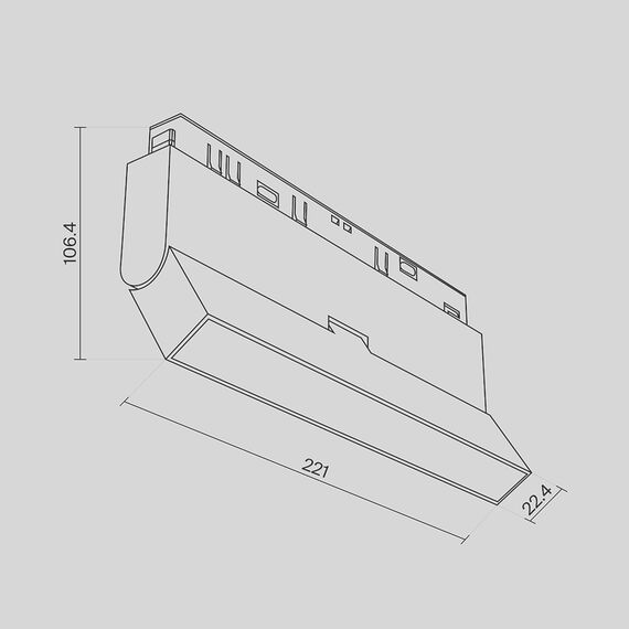 Maytoni Technical TR036-4-12W3K-DS-W Трековый магнитный диммируемый светодиодный светильник Exility, изображение 7