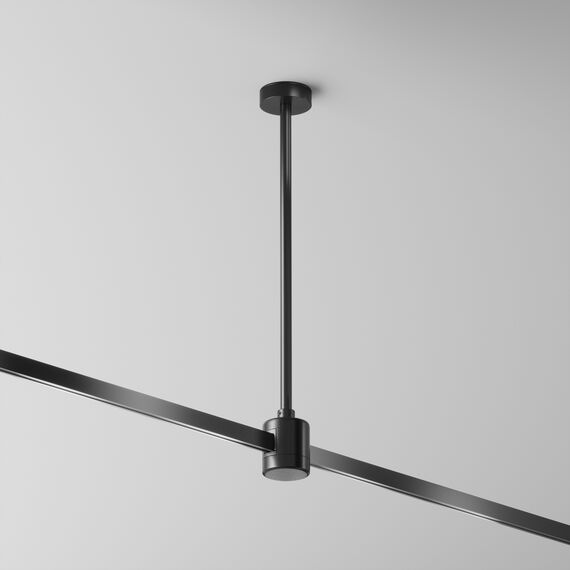 Maytoni Technical TRA158C-IPC1-B Крепление потолочное 300мм с прямым коннектором питания Flarity, изображение 2