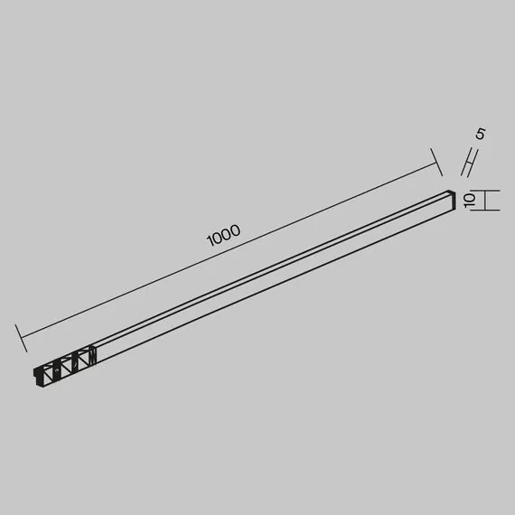 Maytoni Technical TR186-1-8W4K-B Трековый магнитный светодиодный светильник Levity Flex, изображение 9