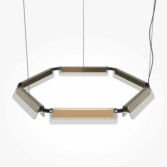 Maytoni Decorative MOD296PL-L60BS3K Люстра подвесная светодиодная Flat, изображение 4