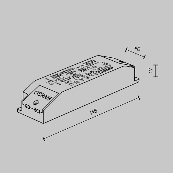 Maytoni Technical 30-220-240-24-G2 Блок питания для магнитных систем 30Вт, 24V, IP20 Flarity 30-220-240-24-G2, изображение 3