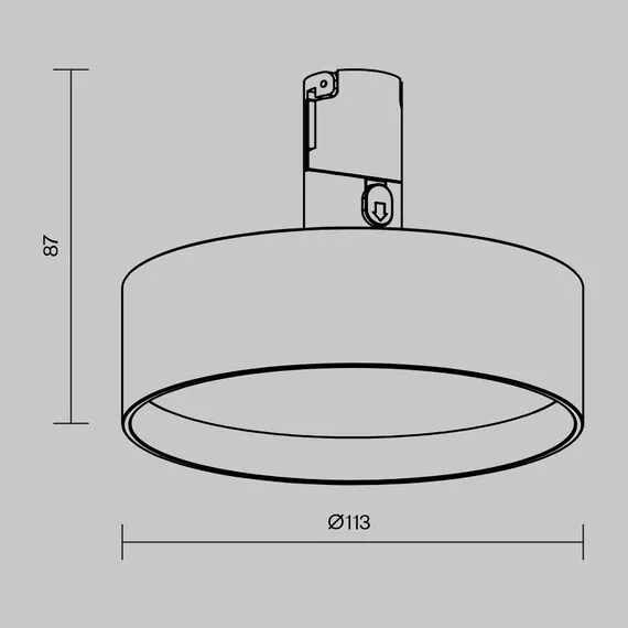 Maytoni TR204-1-12W3K-B Трековый магнитный гибкий светодиодный светильник FLEXITY Zon, изображение 11
