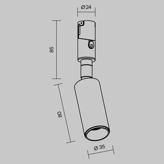 Maytoni Technical TR201-1-5W3K-M-B Трековый магнитный светодиодный светильник Flexity Focus Led, изображение 10
