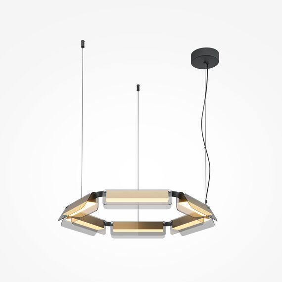Maytoni Decorative MOD296PL-L40BS3K Люстра подвесная светодиодная Flat, изображение 3