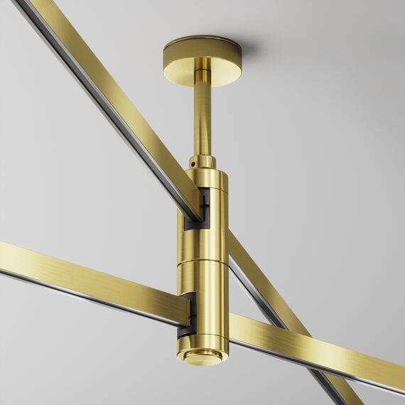 Maytoni Technical TRA156C-D1-BS Крепление потолочное двойное 78мм Flarity, изображение 2