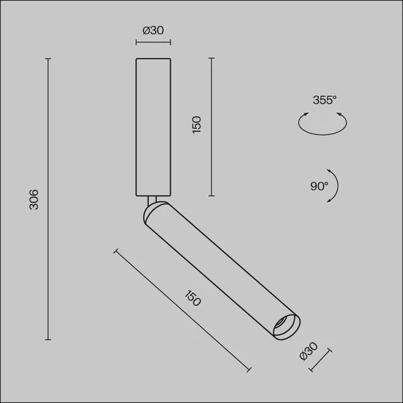 Maytoni Technical C142CL-6W3K-BS Спот Focus T, изображение 8