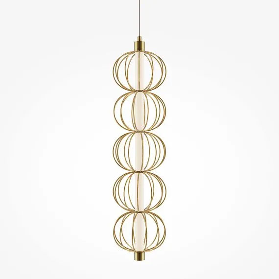 Maytoni Decorative MOD216PL-L10G3K Светильник подвесной светодиодный Golden Cage, изображение 4