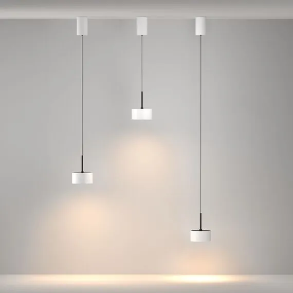 Maytoni Technical P102PL-12W3K-W Светильник подвесной светодиодный Glare, изображение 5