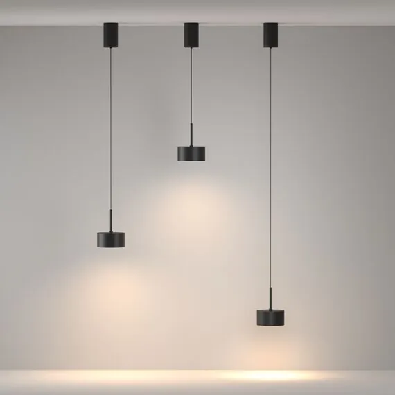 Maytoni Technical P102PL-12W3K-B Светильник подвесной светодиодный Glare, изображение 5