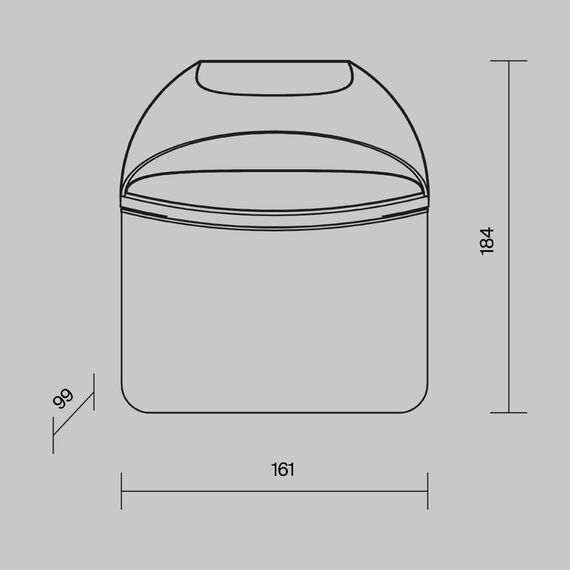 Maytoni Outdoor O447WL-L7GF3K Настенный светильник Gloss, изображение 7