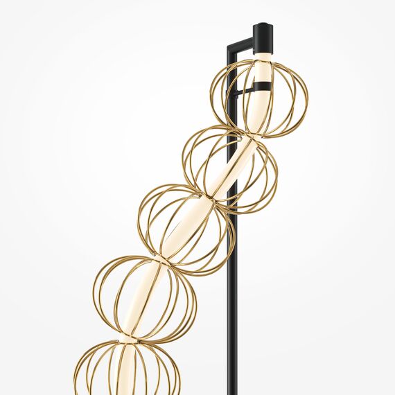 Maytoni Decorative MOD216FL-L38G3K Торшер светодиодный Golden Cage, изображение 4