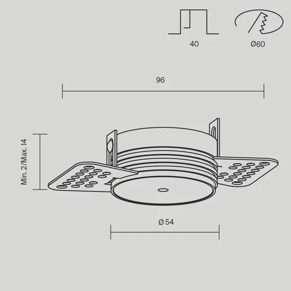 Maytoni Technical PA001-TRS-W Основание для подвесного светильника Accessories for pendant, изображение 8