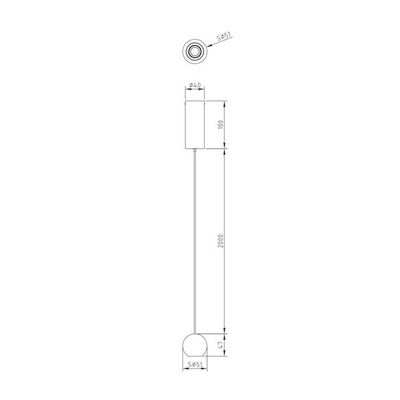 Maytoni Technical P067PL-L5GF3K Подвесной светильник Harmat, изображение 5