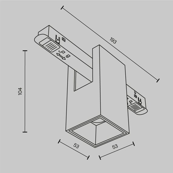 Maytoni Technical TR121-4-7W-DS-BS Трековый однофазный магнитный светодиодный светильник Exility Alfa, изображение 9