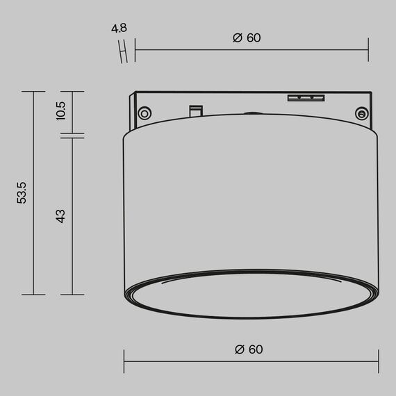 Maytoni Technical TR188-1-5W4K-M-B Трековый магнитный светодиодный светильник Levity Alfa S, изображение 9