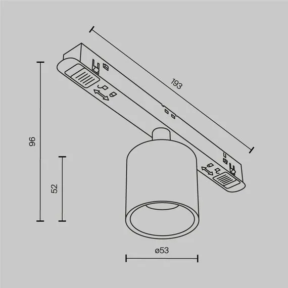 Maytoni Technical TR132-2-7W4K-W Трековый магнитный светодиодный светильник Exility Alfa S, изображение 9