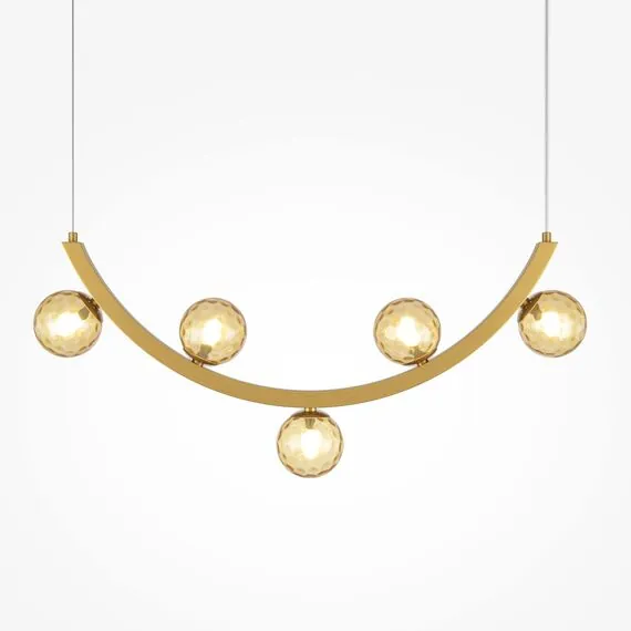 Maytoni Decorative MOD331PL-L12BS3K Люстра подвесная светодиодная Ambre, изображение 4