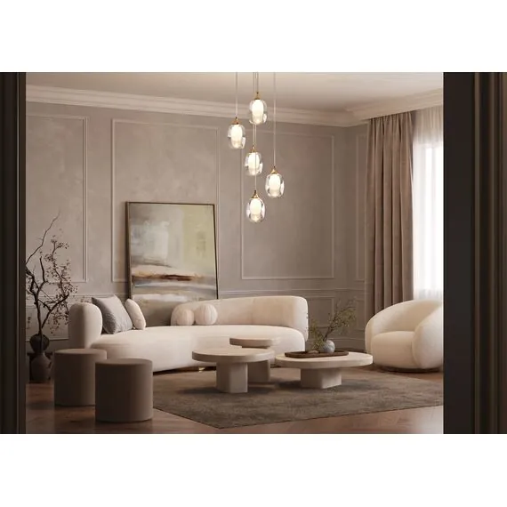 Maytoni MOD016PL-05BS Светильник подвесной Aura, изображение 3