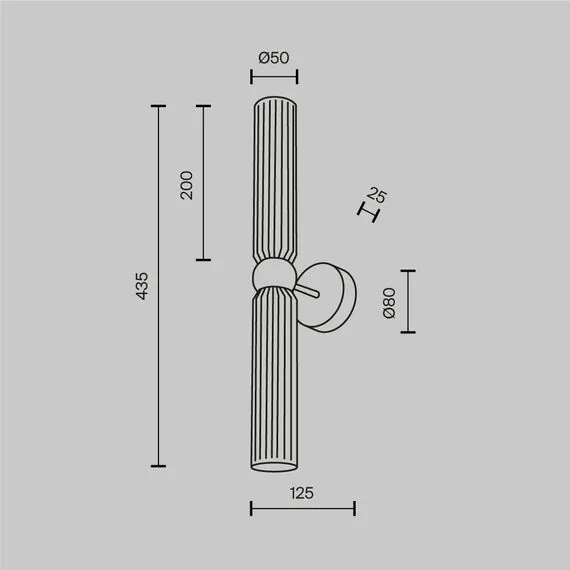 Maytoni MOD302WL-02CG1 Бра Antic, изображение 5