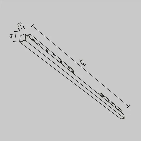 Maytoni Technical TR030-4-30W3K-WW-DS-W Трековый светильник Exility Basis, изображение 6