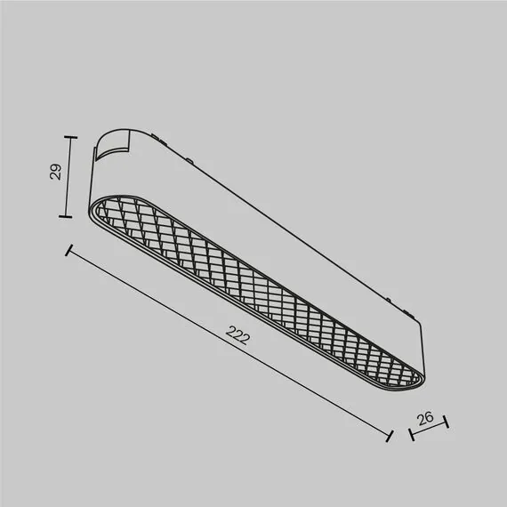 Maytoni Technical TR084-1-12W4K-W Трековый магнитный светодиодный светильник Radity Basis Grid, изображение 8