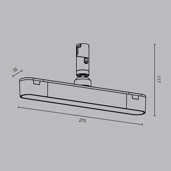 Maytoni Technical TR202-1-10W3K-B Трековый магнитный светодиодный светильник Flexity Basis Rot, изображение 9