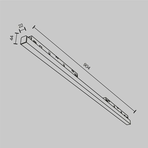 Maytoni Technical TR030-4-30WTW-DD-B Трековый светодиодный диммируемый светильник Exility Basis Dim Dali, изображение 8