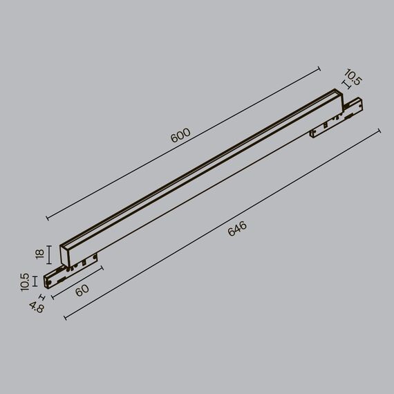 Maytoni Technical TR192-1-16W2.7K-B Трековый магнитный светодиодный светильник Levity Basis, изображение 7