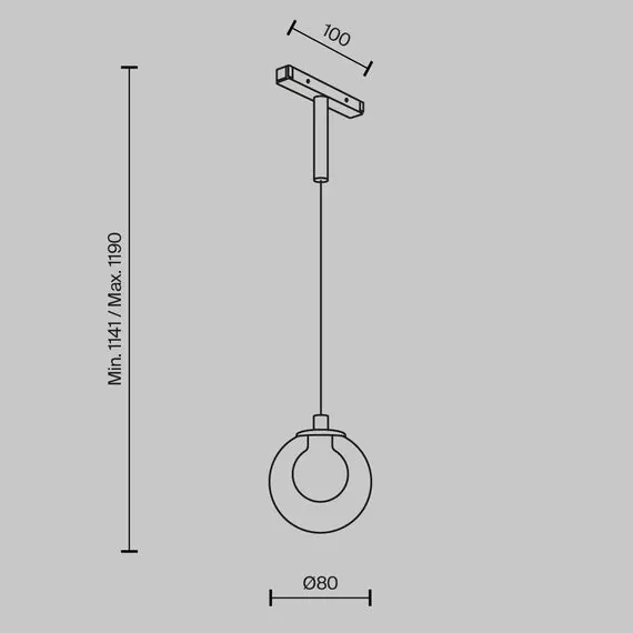 Maytoni Technical TR181PL-1-4WTW-B Трековый светодиодный светильник Basity Bubble, изображение 8