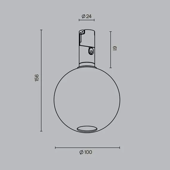 Maytoni Technical TR205-1-3W3K-B Трековый магнитный светодиодный светильник Flexity Bubble, изображение 8
