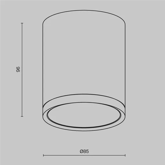 Maytoni Technical C086CM-GX53-MRD-BW Потолочный светильник Hoop GX53 1x12Вт, изображение 5