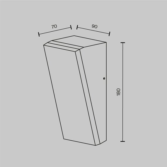 Maytoni Outdoor O436WL-L10GF3K1 Уличный архитектурный светодиодный светильник Brick, изображение 7
