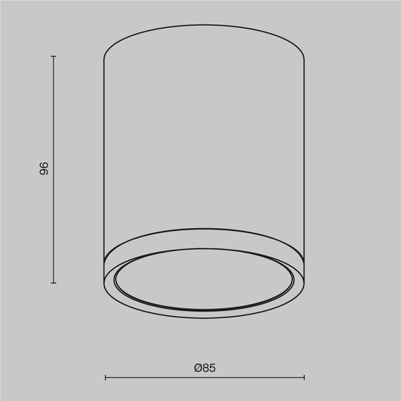 Maytoni Technical C086CM-GX53-MRD-WB Светильник потолочный Hoop, изображение 8