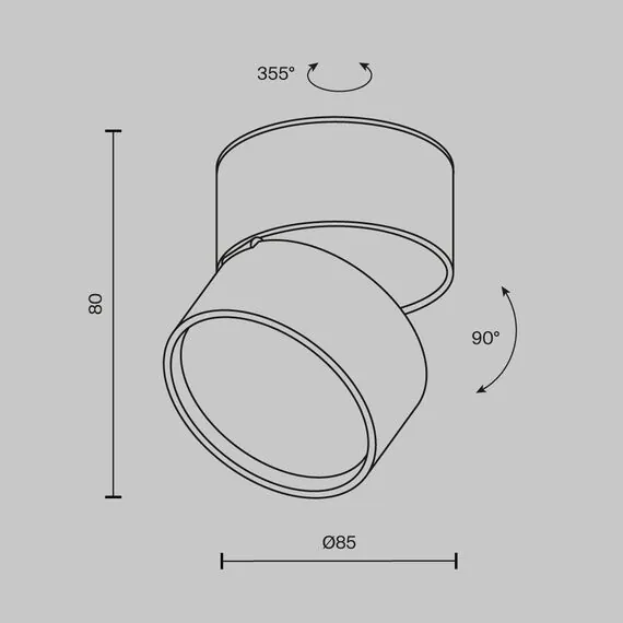 Maytoni Technical C024CL-L12W3K Спот Onda, изображение 2