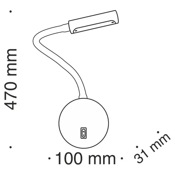 Maytoni Technical C035WL-L3W3K Бра Stem, изображение 8