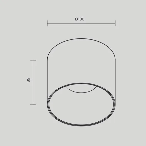 Maytoni Technical C064CL-01-15W3K-RD-WB Светильник светодиодный потолочный Alfa LED, изображение 7