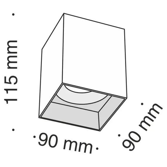 Maytoni Technical C015CL-01W Потолочный светильник Alfa, изображение 8