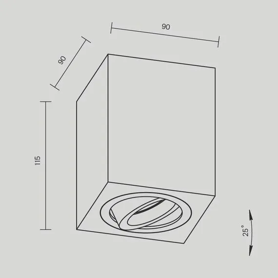 Maytoni Technical C017CL-01B Потолочный светильник Alfa, изображение 8