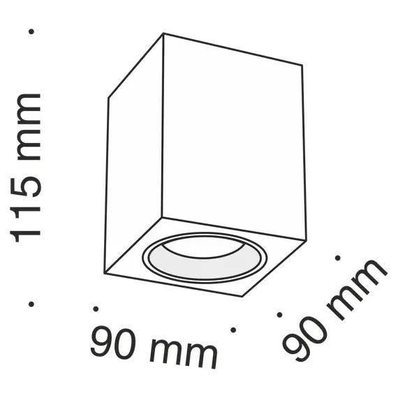 Maytoni Technical C013CL-01B Потолочный светильник Alfa, изображение 3