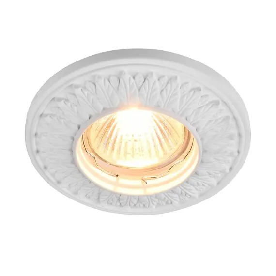 Maytoni Decorative DL280-1-01-W Встраиваемый светильник Gyps Classic
