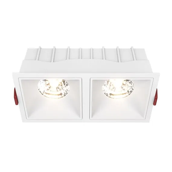 Maytoni Technical DL043-02-15W3K-D-SQ-W Модульный встраиваемый светодиодный светильник диммируемый Alfa LED