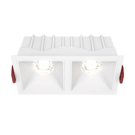 Maytoni Technical DL043-02-10W4K-D-SQ-W Модульный встраиваемый светодиодный светильник диммируемый Alfa LED