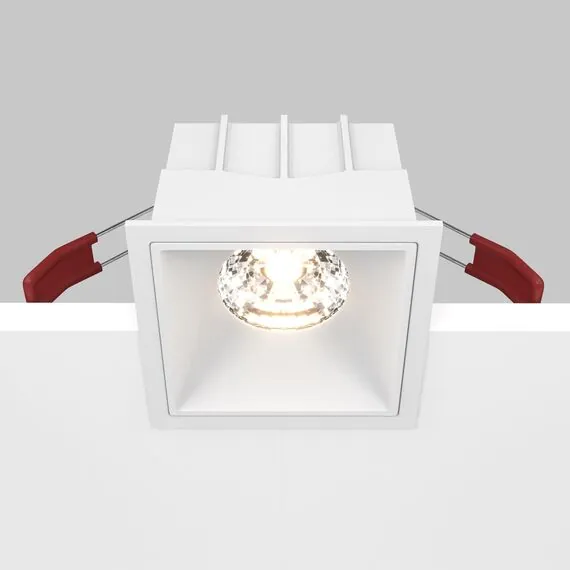 Maytoni Technical DL043-01-15W3K-D-SQ-W Модульный встраиваемый светодиодный светильник диммируемый Alfa LED, изображение 4