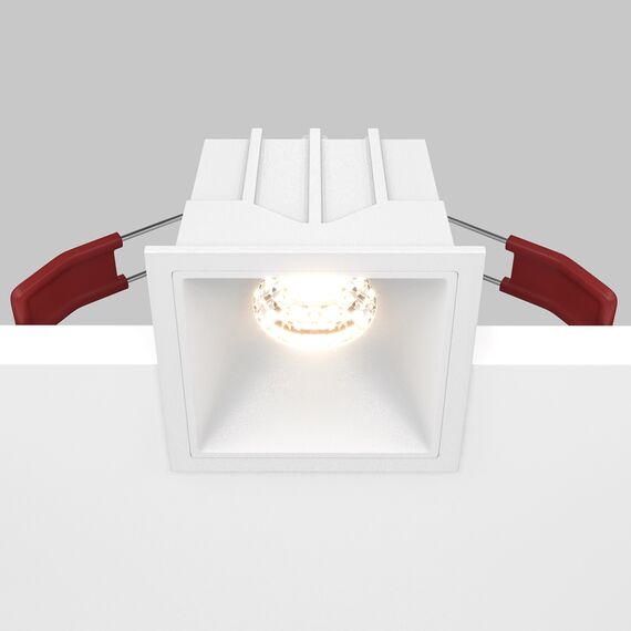 Maytoni Technical DL043-01-10W3K-D-SQ-W Модульный встраиваемый светодиодный светильник диммируемый Alfa LED, изображение 2