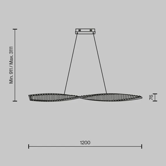 Maytoni Decorative P097PL-L36BS3K Светильник Krone, изображение 6