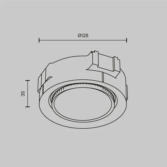 Maytoni Technical DL019-GX53-B Светильник встраиваемый Intro, изображение 10