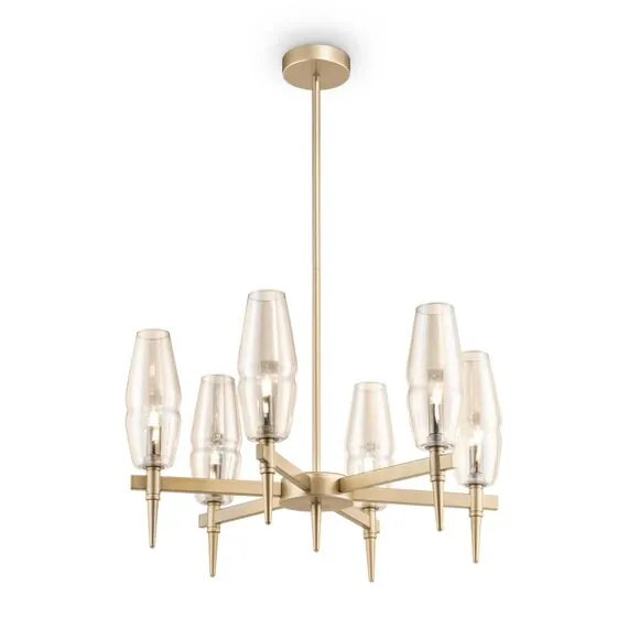 Maytoni Decorative H002PL-06G Люстра на штанге Lita