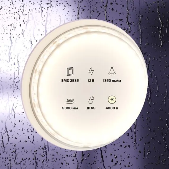 Maytoni Led Strip 10118 Светодиодная лента 14,4Вт/м 12V IP65 4000K 10118, изображение 3