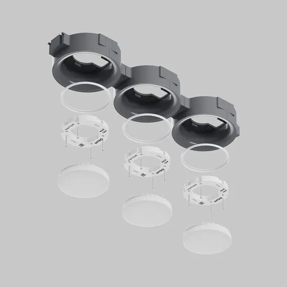 Maytoni Technical DL019-GX53-W Светильник встраиваемый Intro, изображение 8